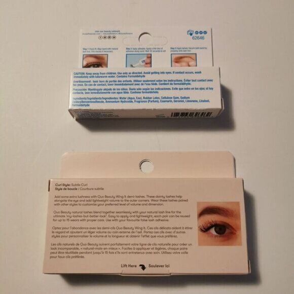 Demi Lash False Lashes and Duo Glue UNOPENED Lightweight Wispy Fake Eyelashes - Picture 3 of 6